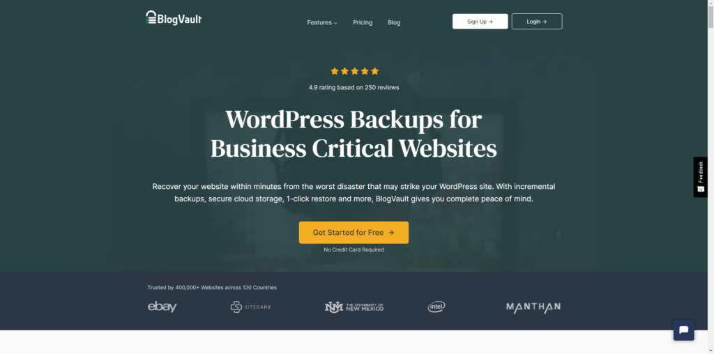 BlogVault WordPress Redirect Plugins