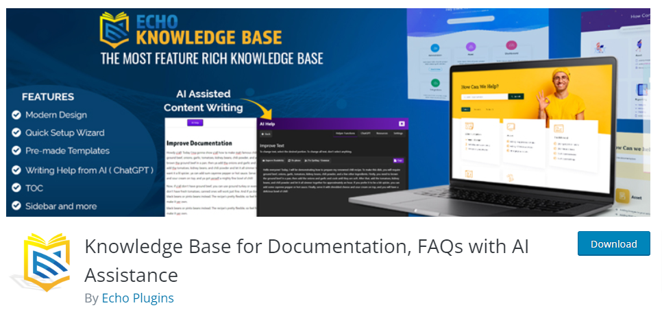 Knowledge Base for Documents and FAQs