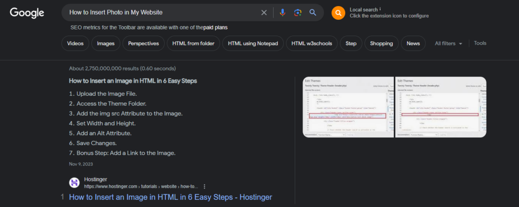 List Snippets