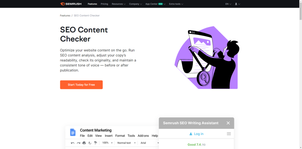 SEMrush SEO Writing Assistant