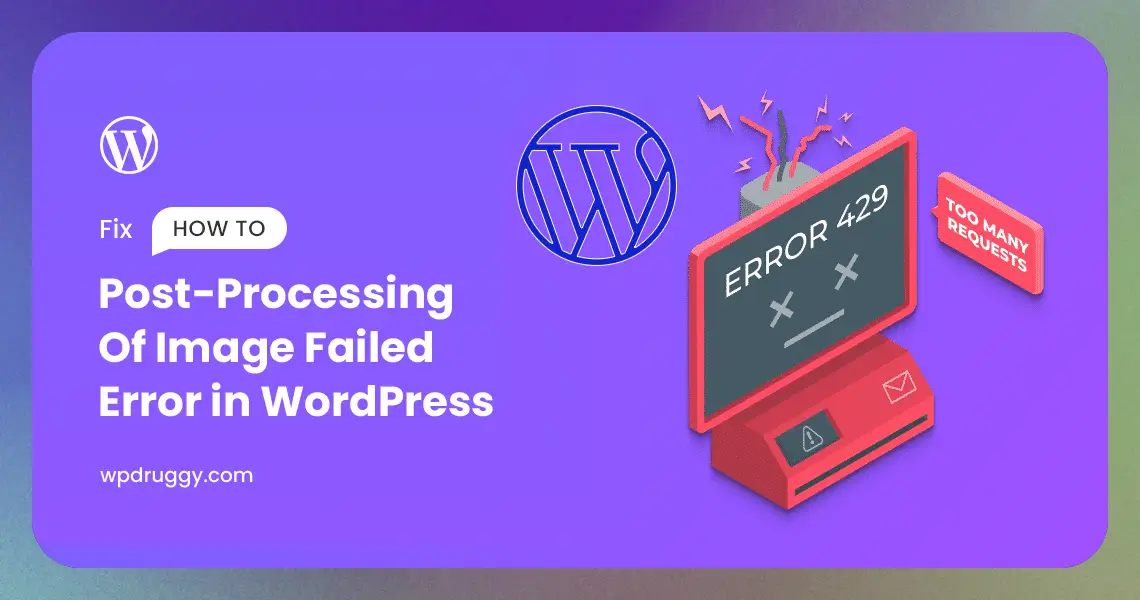 Image Failed Error in WordPress