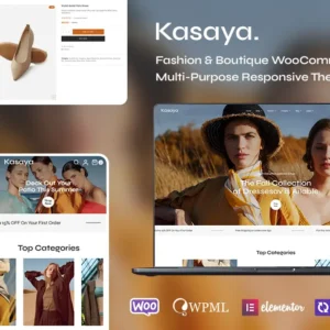 Kasaya - Modern Fashion & Apparels - WooCommerce Responsive Theme