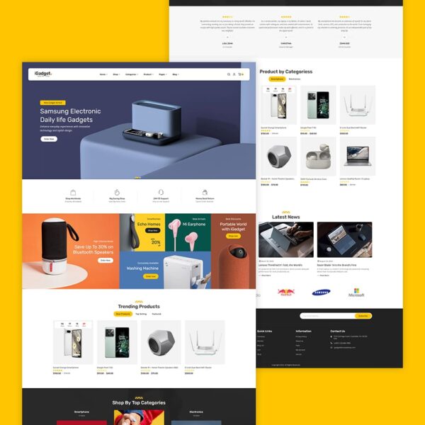 iGadget - Electronic Gadgets & Audio Speakers - WooCommerce Theme