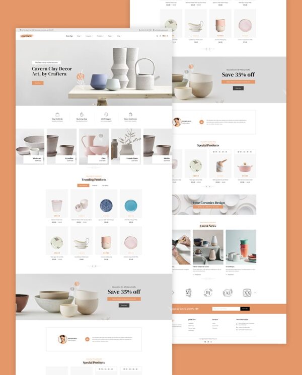 Earthen - Best Home Decor Theme for WooCommerce Stores