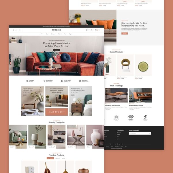 Furnica - Home Decor, Furniture, Art & Crafts - WooCommerce Responsive Theme