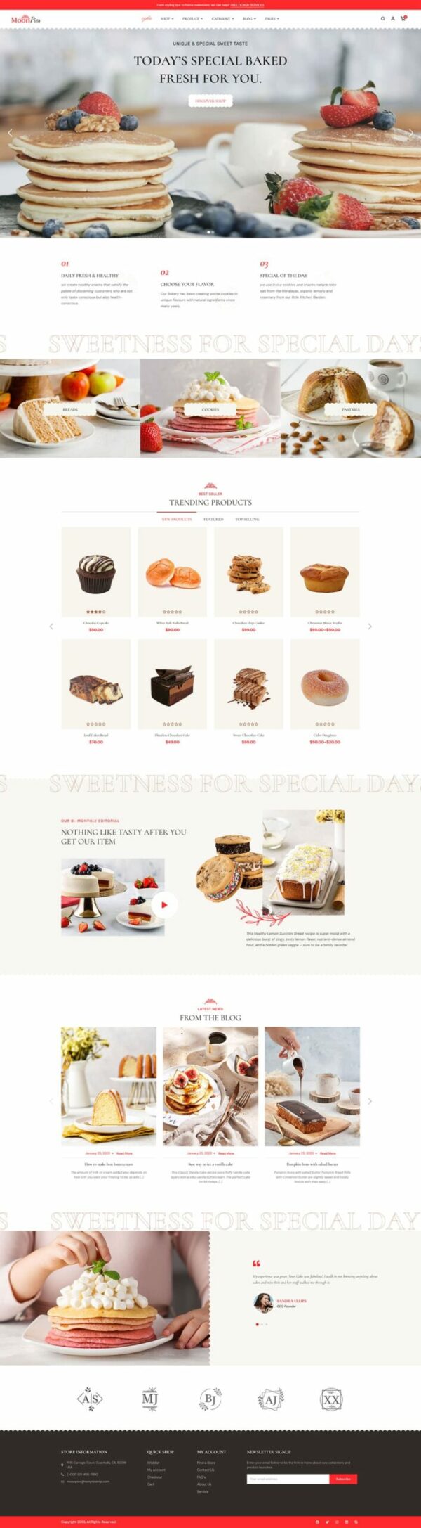 MoonPies - Cake & Sweet Shop - WooCommerce Responsive Theme