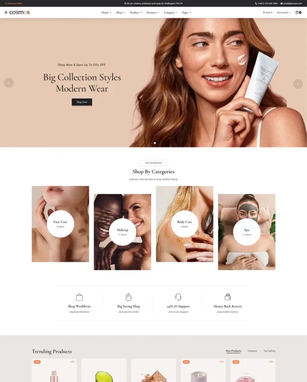 Cosmos - The Best of High-Converting WooCommerce Responsive Theme