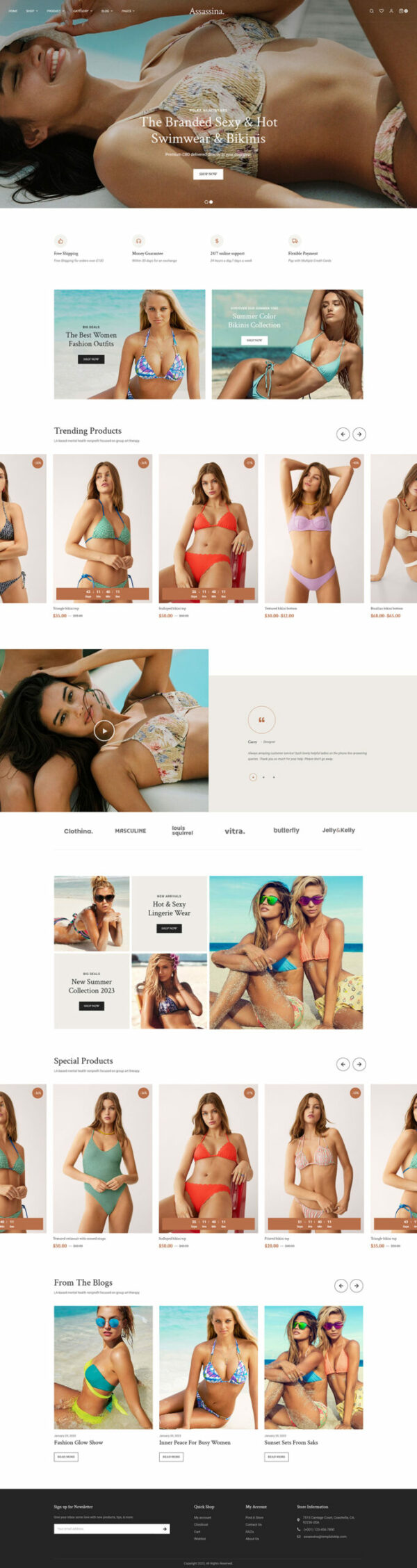Assassina – Lingerie & Swimwear – WooCommerce Responsive Theme