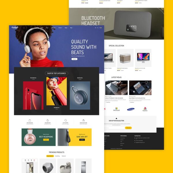 iGadget - Electronic Gadgets & Audio Speakers - WooCommerce Theme