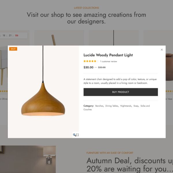 Homeify - WooCommerce Theme for Home Decoration, Furniture, Art & Crafts