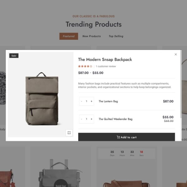 Rouge - Luxury Fashion Leather Bags - WooCommerce Responsive Theme