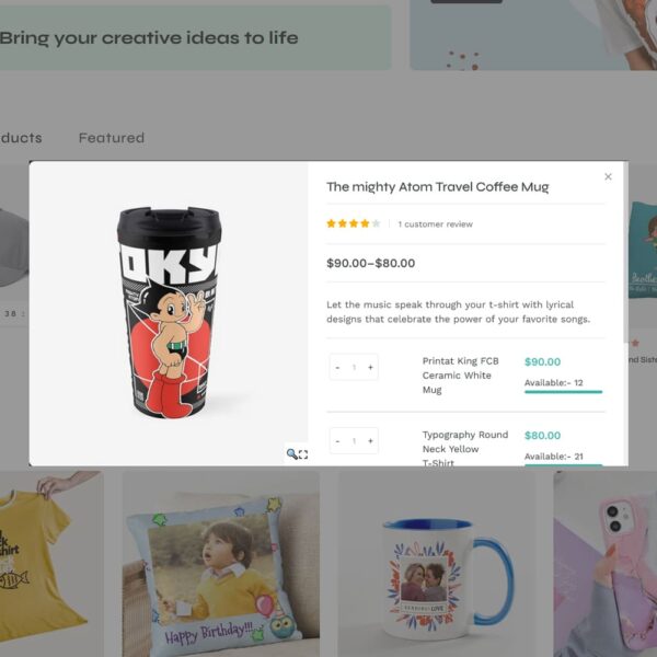 Printera - Print-on-Demand (POD) Fashion Apparel WooCommerce Theme