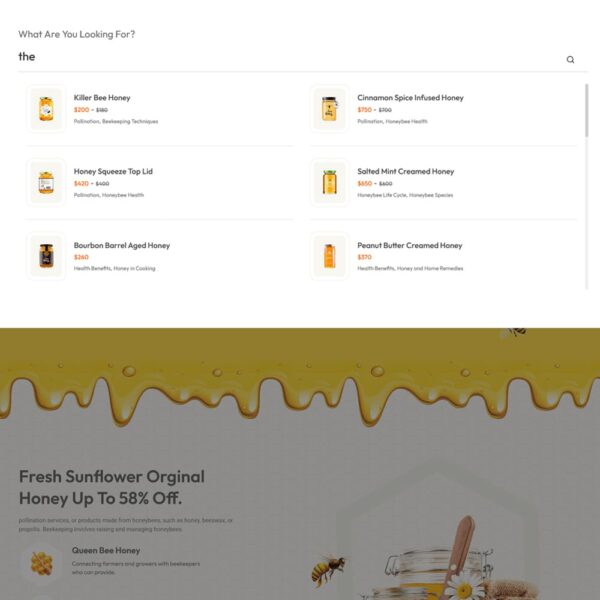 HoneyBee - WooCommerce Theme for Honey, Agricultural, Sweets, Delicious Shops