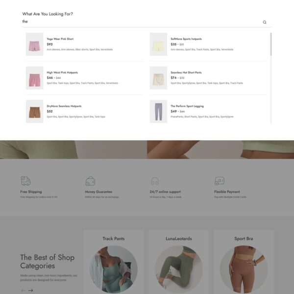 AuraEve - WooCommerce Theme For Yoga Wear, Fitness & Sports