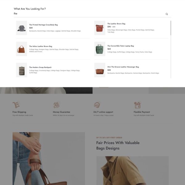 Rouge - Luxury Fashion Leather Bags - WooCommerce Responsive Theme