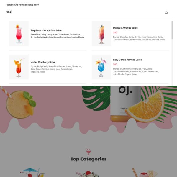 Summer - WooCommerce Theme For Juices, Shakes, Ice Cream & Smoothies