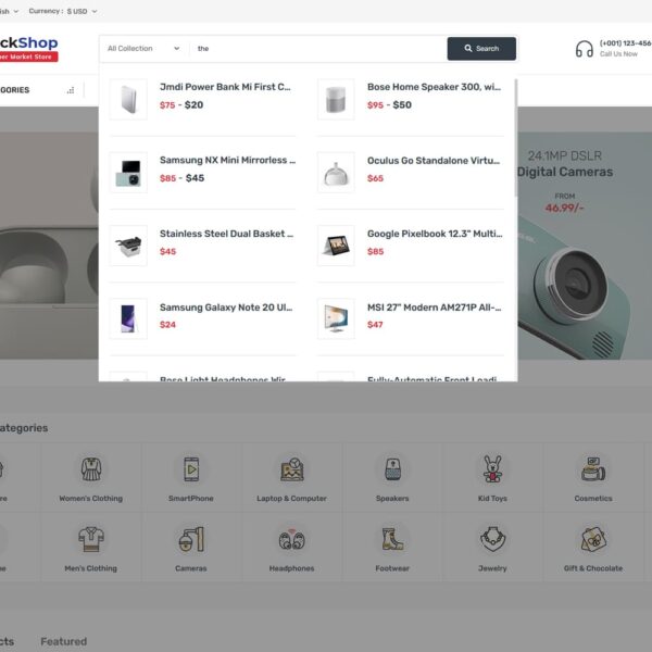 ClickShop - WooCommerce Theme For Electronic & Gadgets Marketplace Store