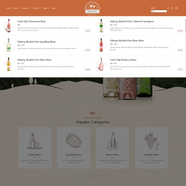 Winery - Wine & Drinks - WooCommerce Responsive Theme