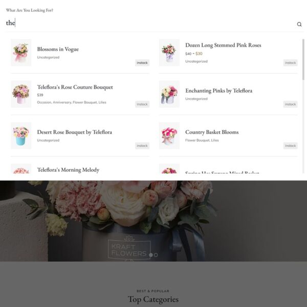 Florial - Blossom & Florist Store - WooCommerce Responsive Theme