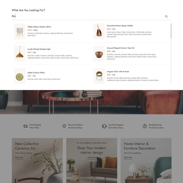 Furnica - Home Decor, Furniture, Art & Crafts - WooCommerce Responsive Theme
