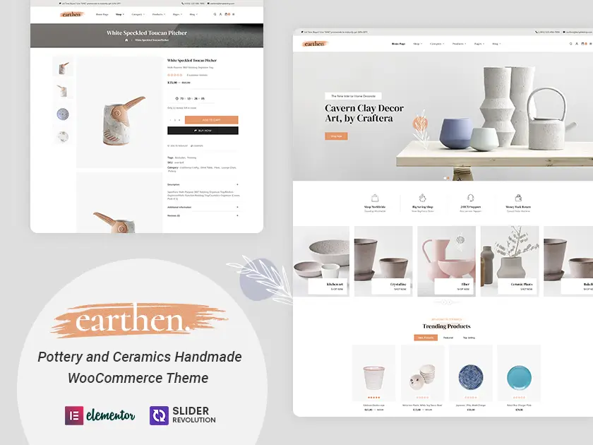 Earthen - Best Home Decor Theme for WooCommerce Stores