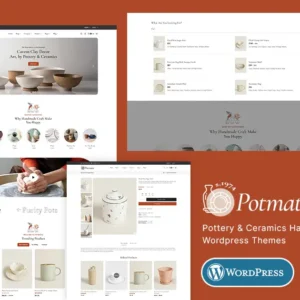 Potmatic - Crockery, Decor & Pottery Art - WooCommerce Theme