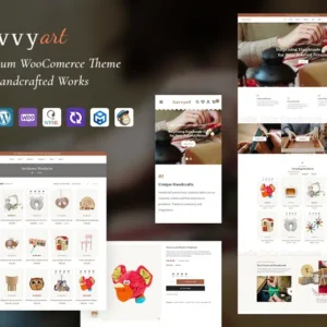 SavvyArt - Handmade & Crafting - Best of Conversion-Friendly WooCommerce Theme